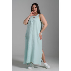 Сарафан женский №7464 муслин (последний размер) ментол 54 Сарафан женский №7464 муслин (последний размер) ментол 54