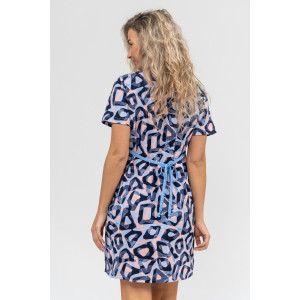 Халат женский №36884 кулирка (последний размер) голубой 46 Халат женский №36884 кулирка (последний размер) голубой 46