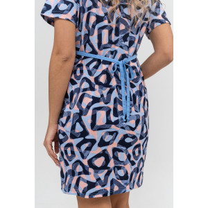 Халат женский №36884 кулирка (последний размер) голубой 46 Халат женский №36884 кулирка (последний размер) голубой 46