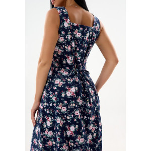 Халат женский №46690 кулирка (последний размер) темно-синий 52 Халат женский №46690 кулирка (последний размер) темно-синий 52