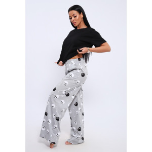 Пижама женская №71139 кулирка (последний размер) серый 44,46