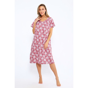 Сорочка женская №21005 кулирка (последний размер) розовый 56,58