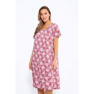 Сорочка женская №21005 кулирка (последний размер) розовый 56,58