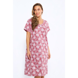 Сорочка женская №21005 кулирка (последний размер) розовый 56,58