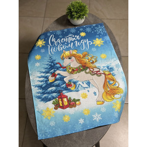 Набор кухонный из 3-х полотенец рогожка "Исполнение желаний"