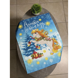 Набор кухонный из 3-х полотенец рогожка "Исполнение желаний"