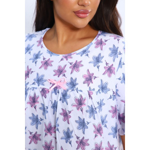 Сорочка женская №20508 кулирка (последний размер) колокольчик 52