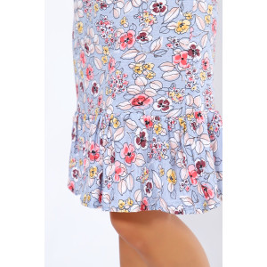 Сорочка женская №21001 кулирка (последний размер) голубой 54