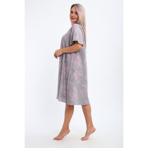 Сорочка женская №20523 кулирка (последний размер) серый 60