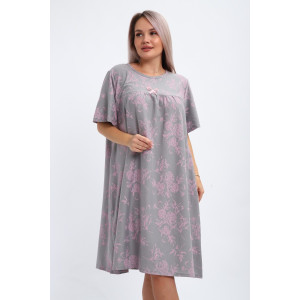 Сорочка женская №20523 кулирка (последний размер) серый 60