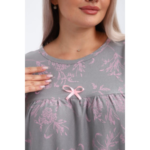 Сорочка женская №20523 кулирка (последний размер) серый 60