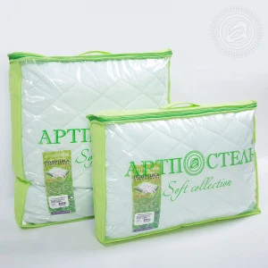 Подушка с кантом на молнии Soft "Бамбук" ментол Подушка с кантом на молнии Soft "Бамбук" ментол