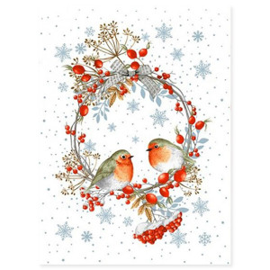 Полотенце кухонное "NewYear" рогожка "Музыка зимы" (последний размер) 45х60