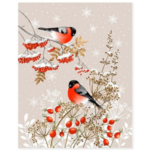 Полотенце кухонное "NewYear" рогожка "Музыка зимы" (последний размер) 45х60