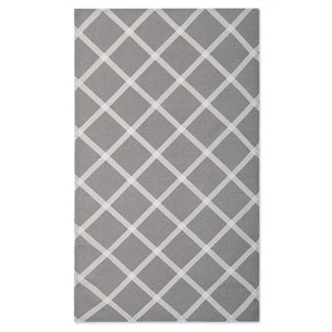 Полотенце кухонное "Радушная хозяйка" рогожка "Клетка грей" (последний размер) 35х60