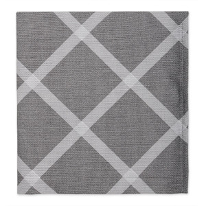 Полотенце кухонное "Радушная хозяйка" рогожка "Клетка грей" (последний размер) 35х60