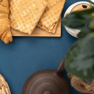 Дорожка декоративная "Цвет эмоций" саржа "Голубая сталь" (последний размер) 40х145