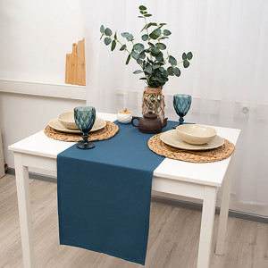 Дорожка декоративная "Цвет эмоций" саржа "Голубая сталь" (последний размер) 40х145