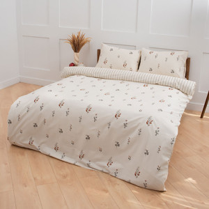 Постельное белье поплин "Гербариум" (последний размер) 1.5-сп.