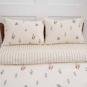 Постельное белье поплин "Гербариум" (последний размер) 1.5-сп.