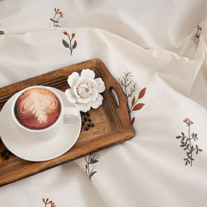 Постельное белье поплин "Гербариум" (последний размер) 1.5-сп.