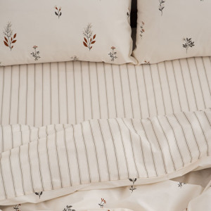 Постельное белье поплин "Гербариум" (последний размер) 1.5-сп.