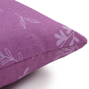 Подушка декоративная "Радушная хозяйка" рогожка "Ботаника" сирень (последний размер) 40х40