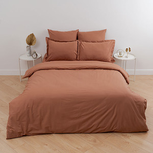 Наволочка классическая поплин "Цвет эмоций" кэмел 2 шт. (последний размер) 70х70