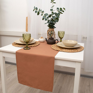 Дорожка декоративная "Цвет эмоций" саржа "Кэмел" (последний размер) 40х145