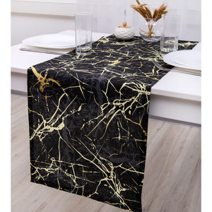 Дорожка декоративная "Радушная хозяйка" рогожка "Мрамор" (последний размер) 40х145