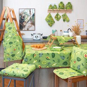 Скатерть "Радушная хозяйка" рогожка "Авокадо" (последний размер) 145х180