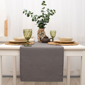 Дорожка декоративная "Цвет эмоций" саржа "Графит" (последний размер) 40х145