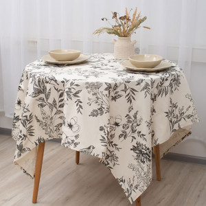 Скатерть "Simple Life" саржа "Гарден графит" (последний размер) 145х220 Скатерть "Simple Life" саржа "Гарден графит" (последний размер) 145х220