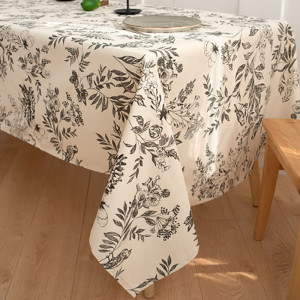 Скатерть "Simple Life" саржа "Гарден графит" (последний размер) 145х220 Скатерть "Simple Life" саржа "Гарден графит" (последний размер) 145х220