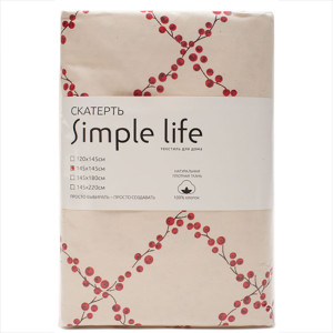 Скатерть "Simple Life" саржа "Илекс" (последний размер) 145х220 Скатерть "Simple Life" саржа "Илекс" (последний размер) 145х220