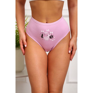 Трусы женские №64888 кулирка с лайкрой (р-ры: 48-52) розовый