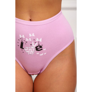 Трусы женские №64888 кулирка с лайкрой (р-ры: 48-52) розовый