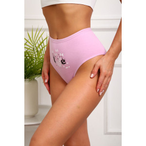 Трусы женские №64888 кулирка с лайкрой (р-ры: 48-52) розовый