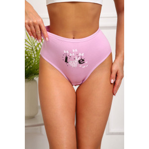 Трусы женские №64888 кулирка с лайкрой (р-ры: 48-52) розовый