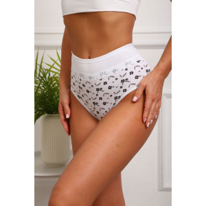 Трусы женские №64885 кулирка с лайкрой (р-ры: 46-50) белый