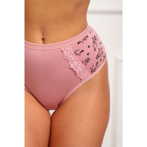 Трусы женские №64883 кулирка с лайкрой (р-ры: 48-52) кофе
