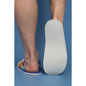 Тапки мужские "ММ" хлопок стрейч (р-ры: 40-47) Хип-хоп