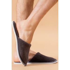 Тапки мужские "МВТ" велсофт (р-ры: 42-47) мышиный