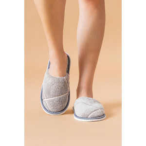 Тапки мужские "МВТ" велсофт (р-ры: 42-47) квадрат-серый