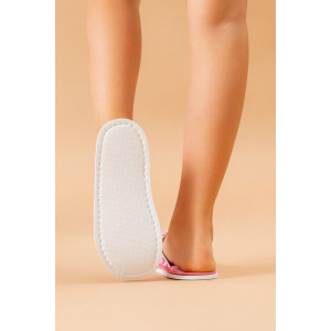 Тапки детские ДМ(д-пч) хлопок (р-ры: 35-39) розовый Лабубу