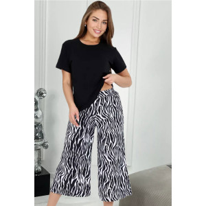 Костюм двойка женский С/15003 хлопок (р-ры: 44-54) зебра