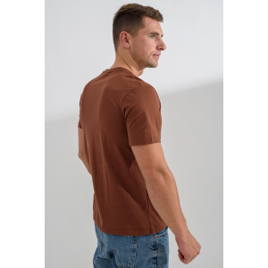 Футболка унисекс №8471/3 кулирка (р-ры: 42-72) коричневый