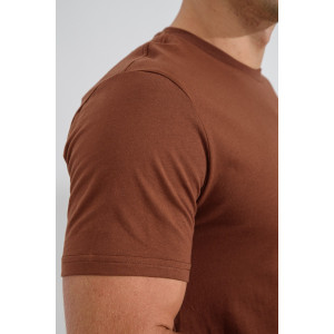 Футболка унисекс №8471/3 кулирка (р-ры: 42-72) коричневый