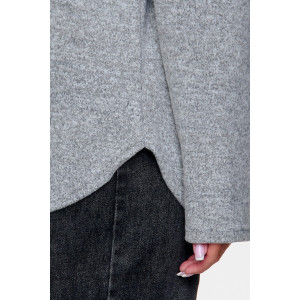 Джемпер женский "Алла" ангора-софт (р-ры: 50-68) серый