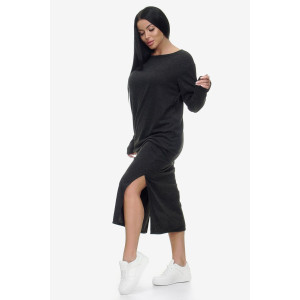 Платье женское "Шато" ангора-софт (р-ры: 50-64) черный